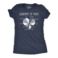 Mom's Anatomy Fun Tee - Navy S