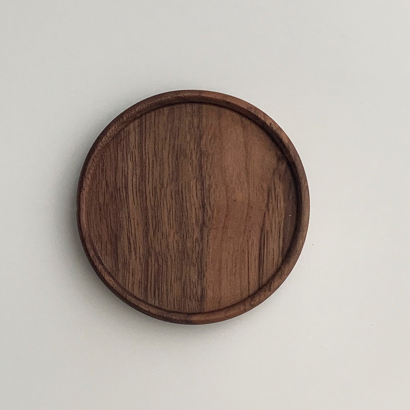 Japanese Walnut Insulated Wooden Coaster