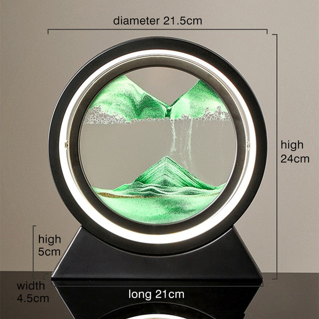 Sand Art Landscape Table Lamp