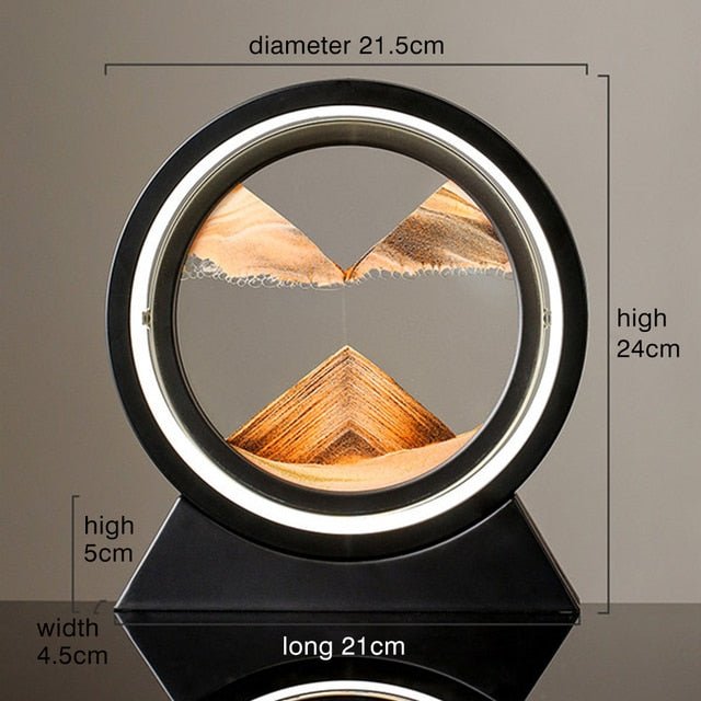 Sand Art Landscape Table Lamp
