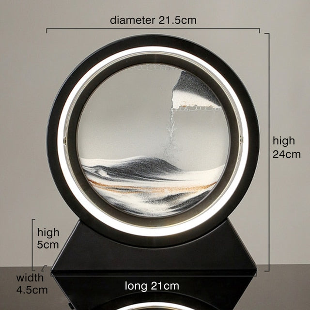 Sand Art Landscape Table Lamp