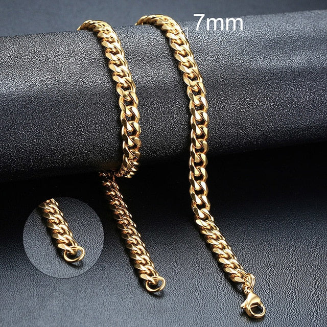 Twisted Rope Figaro Necklace