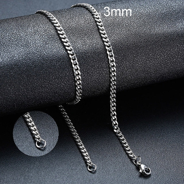 Twisted Rope Figaro Necklace