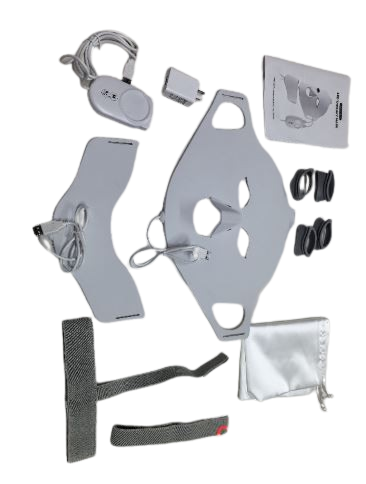 A collection of components including a 7-Color LED Silicone Face Mask – Skin Rejuvenation & Acne Treatment by My Store.