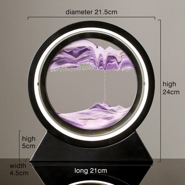 Sand Art Landscape Table Lamp