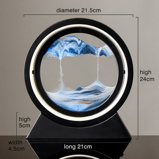 Sand Art Landscape Table Lamp