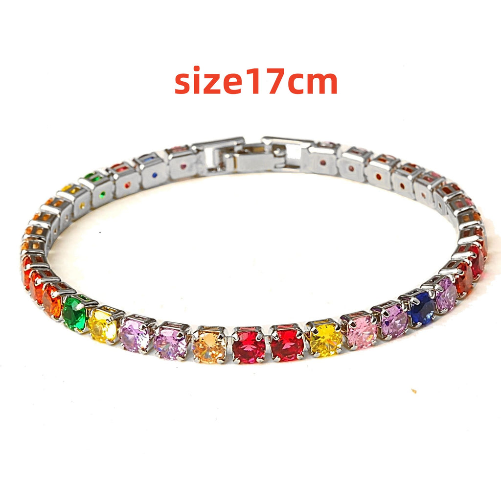 Zircon Tennis Bracelet Set