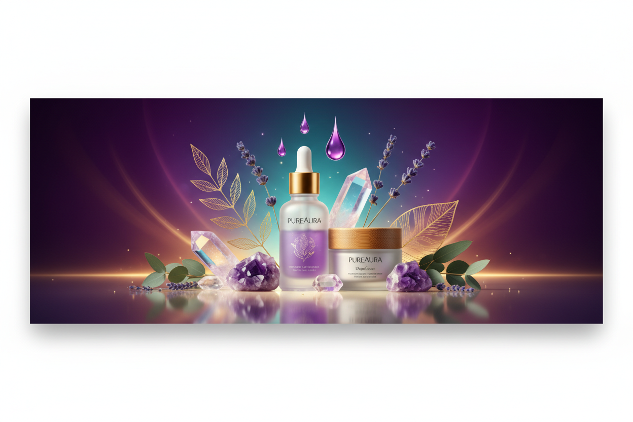 PureAura Bold Vibrant Banner